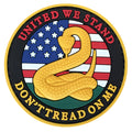 United We Stand Don't Tread On Me PVC Patch