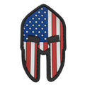 Spartan Helmet US flag PVC Patch Full Color