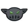 Black Sheep Warrior - Glow In The Dark Gray Face - PVC Patch