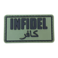 INFIDEL PVC Patch OD Green
