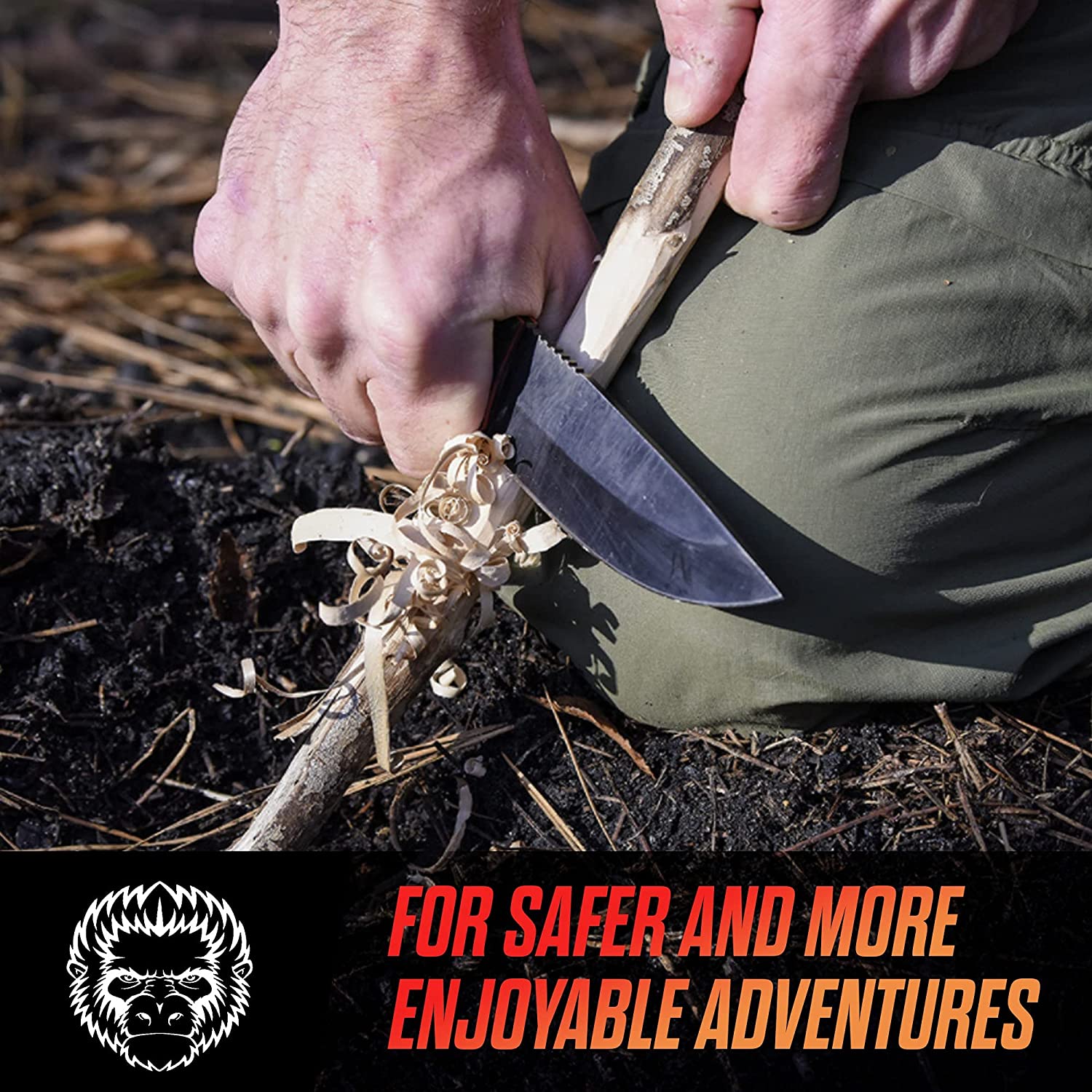 "The Bloodline" 1095 High Carbon Steel Bushcraft Survival Knife Gift Set