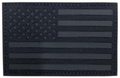 Reflective IR US Flag - Black