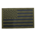 Reflective IR US Flag - OD Green / Black