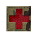 Reflective Fabric Cross Medic Patch Multicam