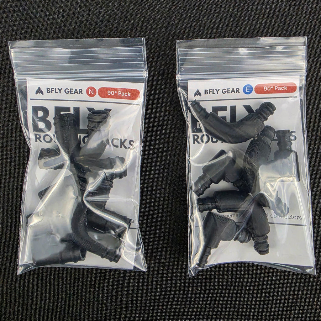 90° Pack - BFly Routing Packs -For use with Exfog and Novritsch Antifog Unit-