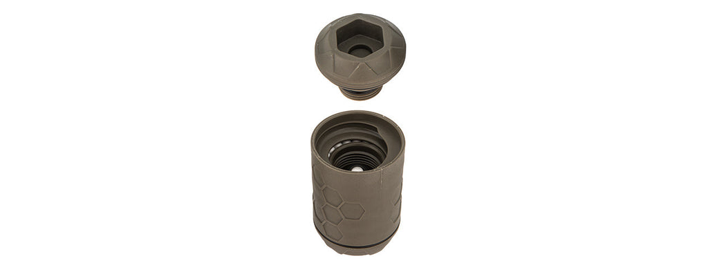 Z-Parts ERAZ Rotative 100BBs Green Gas Airsoft Grenade (Color: OD Green)