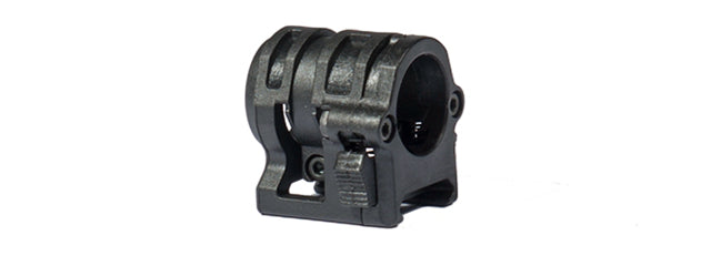AC-366B 0.830' RING LIGHT MOUNT (COLOR: BLACK)