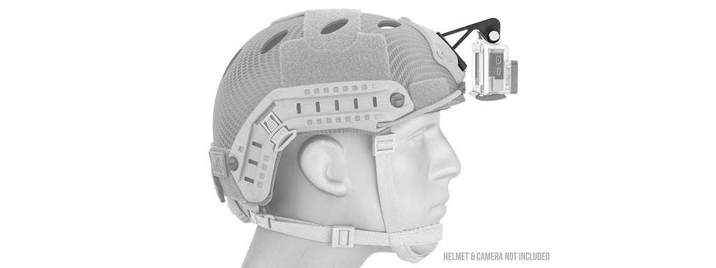 AC-887B GOPRO ATTACHMENT FOR TACTICAL HELMET SHROUDS (BLACK)