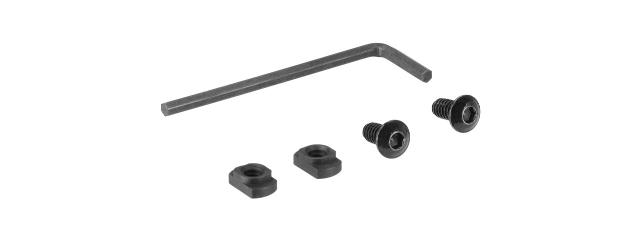 SMOOTH SHORT VERTICAL ANODIZED METAL FOREGRIP (BLACK)