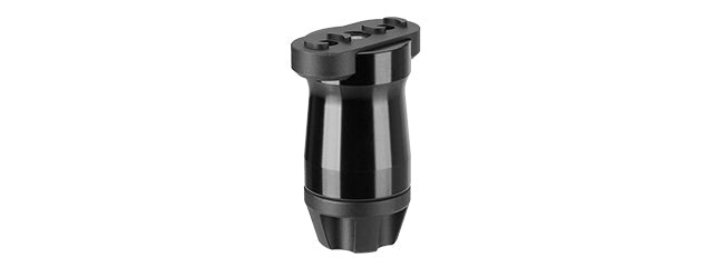 SMOOTH SHORT VERTICAL ANODIZED METAL FOREGRIP (BLACK)
