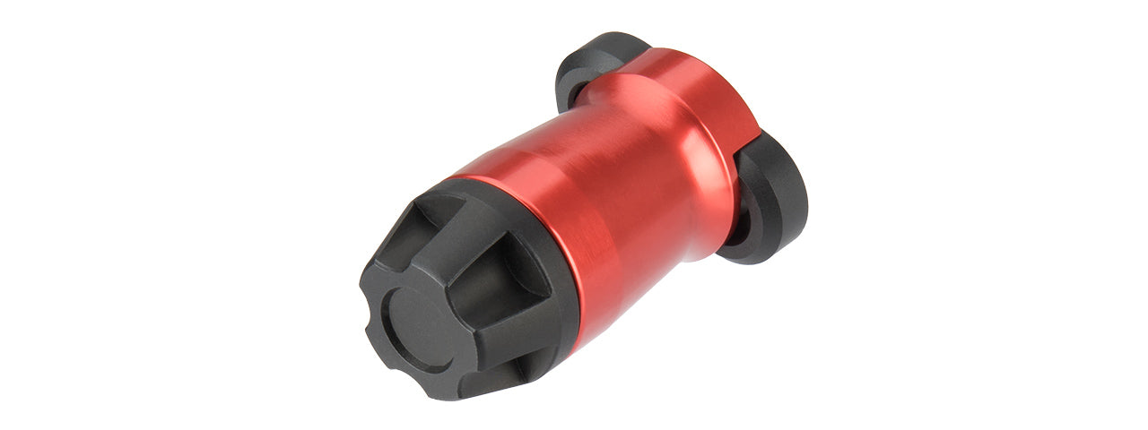 SMOOTH SHORT VERTICAL ANODIZED METAL FOREGRIP (RED)