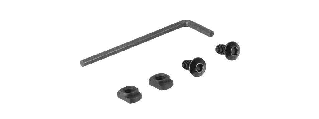 SMOOTH SHORT VERTICAL ANODIZED METAL FOREGRIP (RED)