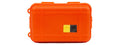 Nylon Polymer Padded Accessory Case (Color: Orange)