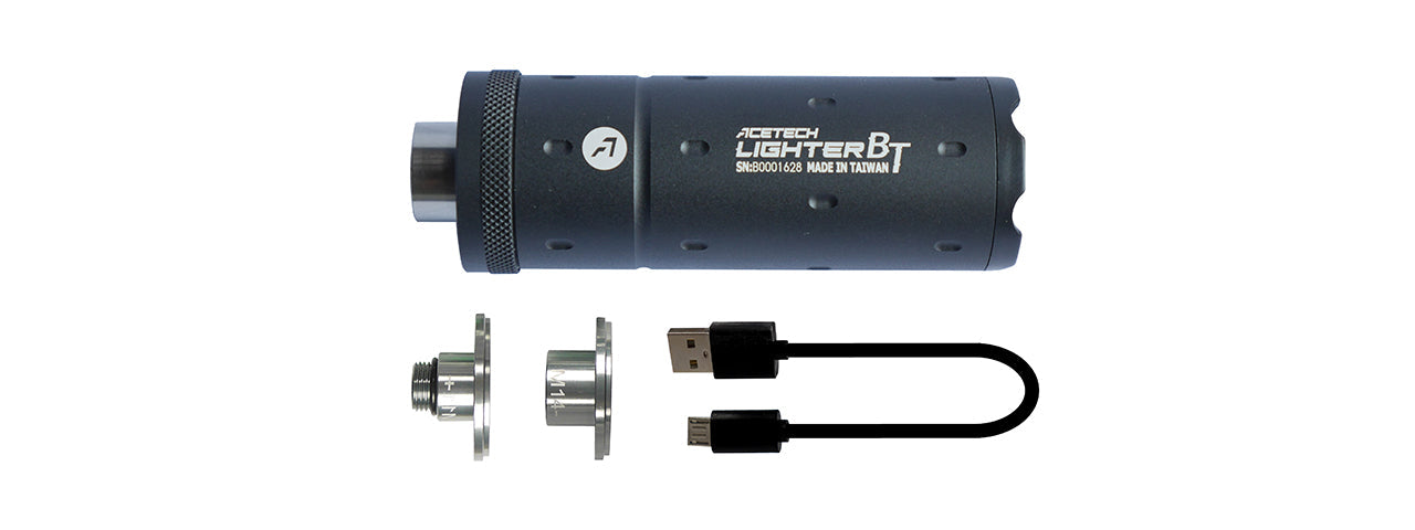 AceTech Lighter BT Airsoft Tracer Unit 14mm/11mm  (BLACK)