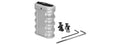 Atlas Custom Works 0-8 Multi-Angle Vertical Grip for KeyMod & M-LOK Rails - (Silver)