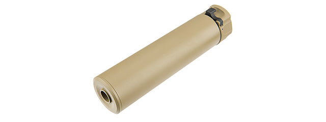 ATLAS CUSTOM WORKS FULL METAL SOCOM QD BARREL EXTENSION W/ FLASH HIDER MINI (TAN)