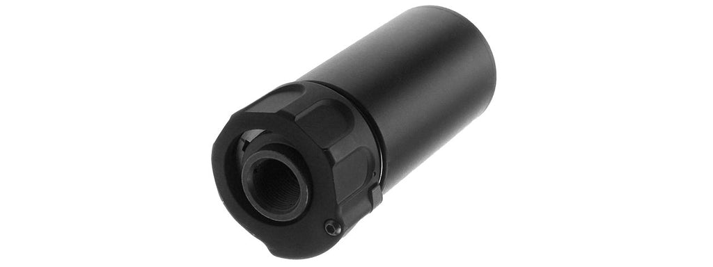 Atlas Custom Works Full Metal SOCOM QD Barrel Extension w/ Flash Hider Stubby (BLACK)