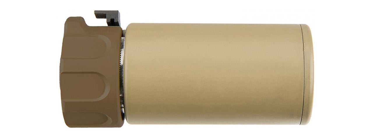 Atlas Custom Works Full Metal SOCOM QD Barrel Extension w/ Flash Hider Stubby - (Tan)