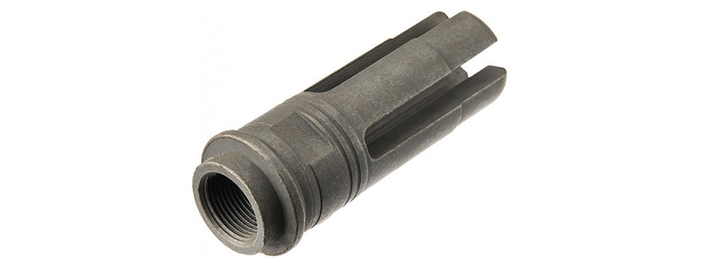 Atlas Custom Works Full Metal SOCOM QD Barrel Extension w/ Flash Hider Stubby (BLACK)