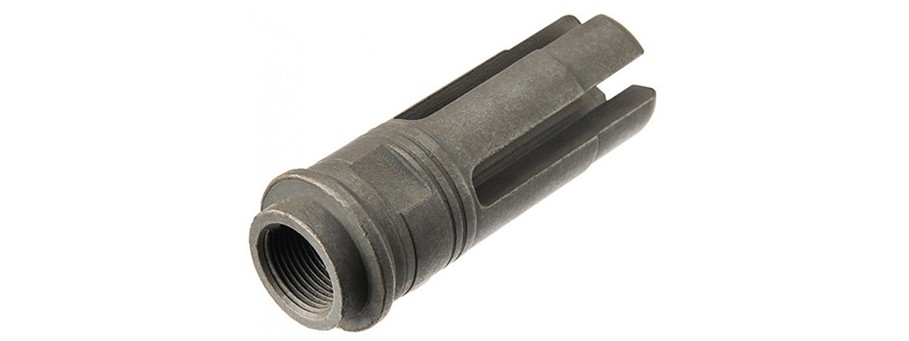 Atlas Custom Works Full Metal SOCOM QD Barrel Extension w/ Flash Hider Stubby (BLACK)
