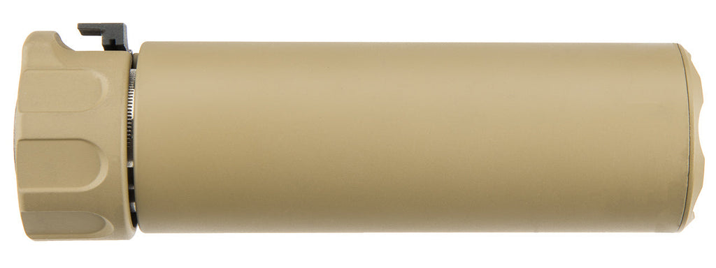 ATLAS CUSTOM WORKS FULL METAL SOCOM QD 5.3 BARREL EXTENSION W/ FLASH HIDER MINI2 (TAN)