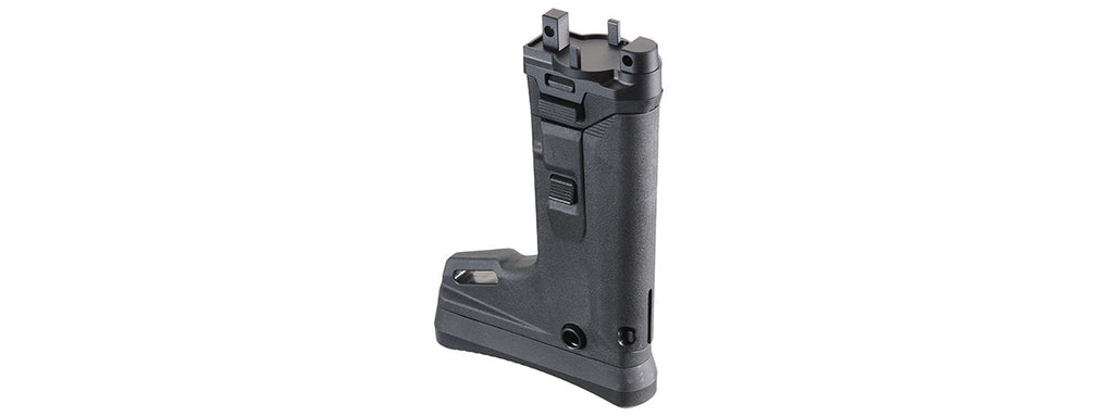 Atlas Custom Works ACR Style Retractable Stock for CYMA MP5K Airsoft Rifle - (Black)