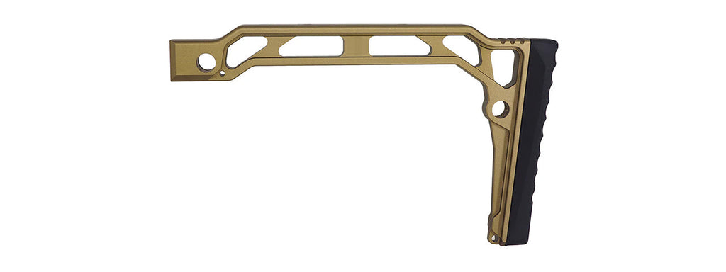 Atlas Custom Works Skeleton Stock w/ Butt Pad for 20mm Rails - (Tan)