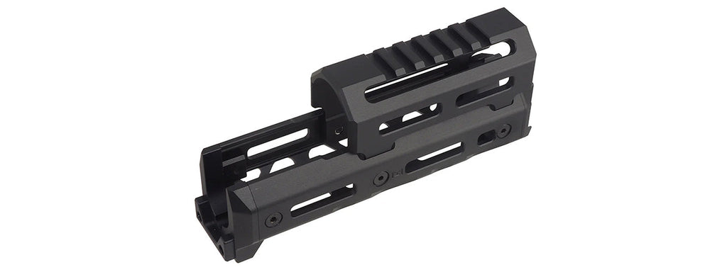 Atlas Custom Works Short M-LOK Handguard for CYMA AK Airsoft Rifle - (Black)