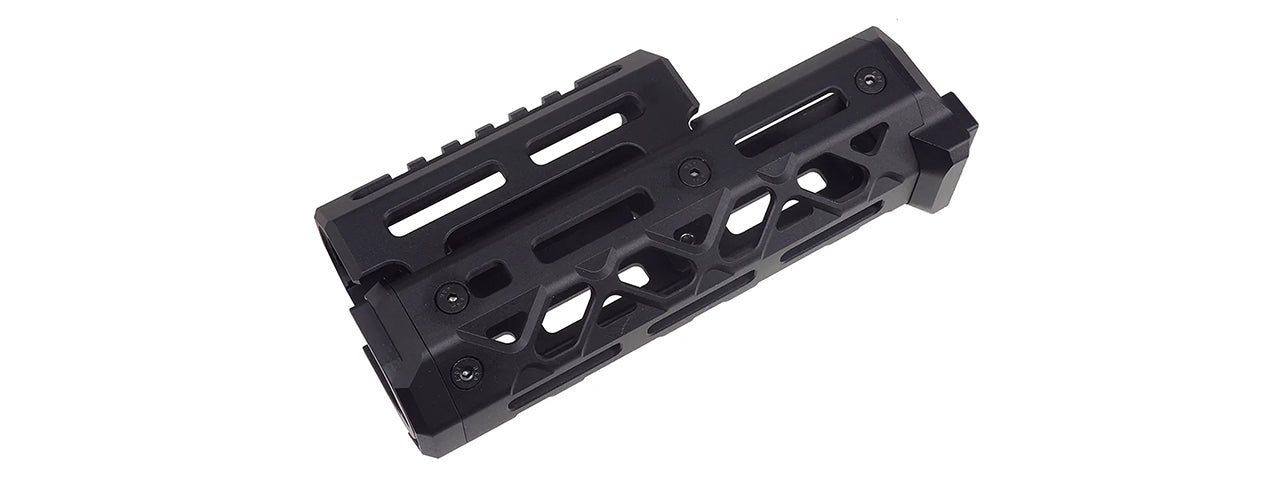 Atlas Custom Works Short M-LOK Handguard for CYMA AK Airsoft Rifle - (Black)
