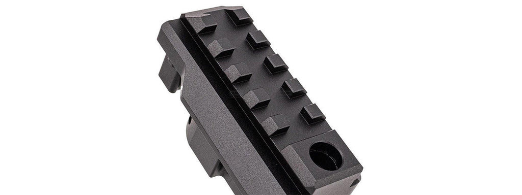 Atlas Custom Works 1913 20mm Stock Adaptor for Archwick B&T AIR APC9K GBB Airsoft Rifles - (Black)
