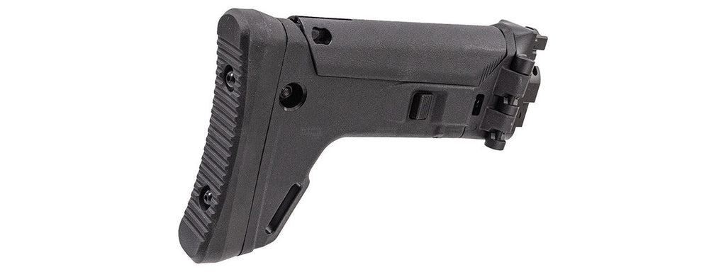 Atlas Custom Works ACR Style Adjustable Folding Stock for Archwick B&T AIR APC9K GBB Airsoft Rifles - (Black)