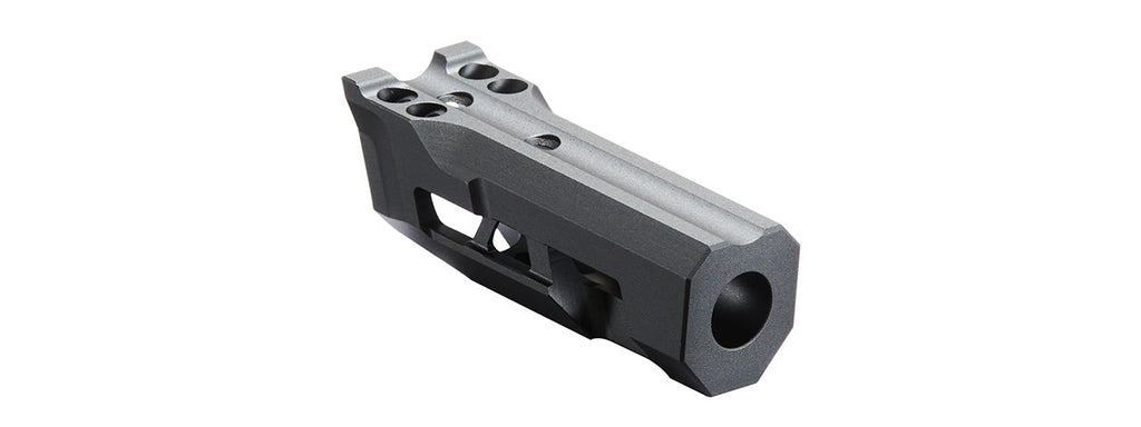 Atlas Custom Works CNC EX01 Slide & Frame Kit For Marui TM Hi-Capa GBBP Series - (Gray/Black)