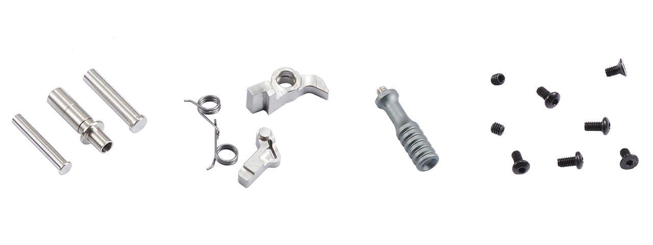 Atlas Custom Works CNC EX01 Slide & Frame Kit For Marui TM Hi-Capa GBBP Series - (Gray/Black)