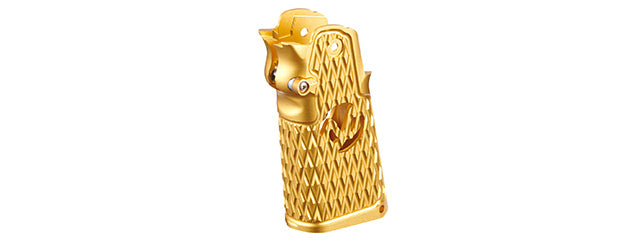 Atlas Custom Works CNC Aluminum Type 6 Grip for TM Marui Hi-Capa GBB Airsoft Pistols - (Gold)