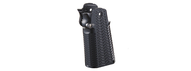 Atlas Custom Works CNC Aluminum Type 6 Grip for TM Marui Hi-Capa GBB Airsoft Pistols - (Black)