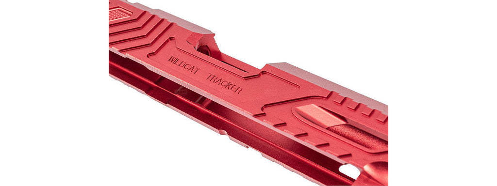 Atlas Custom Works CNC Aluminum Limcat Style WildCat Slide for Tokyo Marui Hi Capa 5.1 GBBP Airsoft Pistols - (Red)