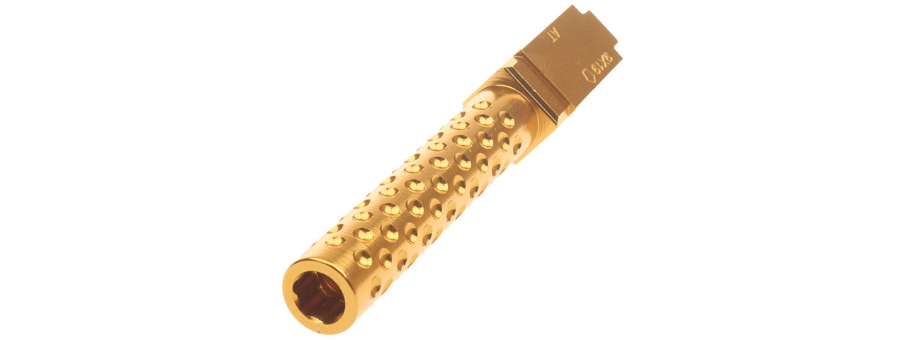 ACW-GB428-G MARUI G17/18 GOLDEN OUTER BARREL (INDENTED)