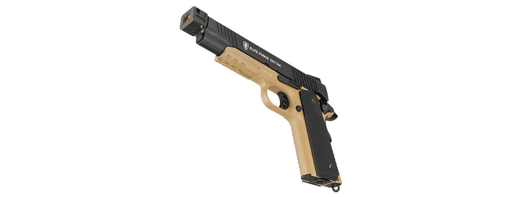 ATLAS CUSTOM WORKS 14MM CCW AIRSOFT X-OUT S COMPENSATOR FOR G SERIES GBB PISTOLS (BLACK)