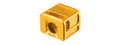 ATLAS CUSTOM WORKS 14MM CCW AIRSOFT X-OUT M COMPENSATOR FOR G SERIES GBB PISTOLS (GOLD)
