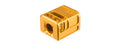 ATLAS CUSTOM WORKS 14MM CCW AIRSOFT X-OUT L COMPENSATOR FOR G SERIES GBB PISTOLS (GOLD)