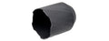 Airsoft Compensator Blast Shield (BLACK)