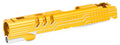 Airsoft Masterpiece LimCat Protector Slide for TM Hi-CAPA 5.1 GBB Pistols - (Gold/Silver)