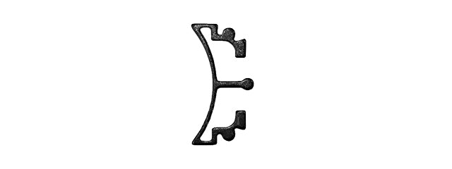 AIRSOFT MASTERPIECE ALUMINUM PUZZLE FRONT CURVE LONG TRIGGER (BLACK)