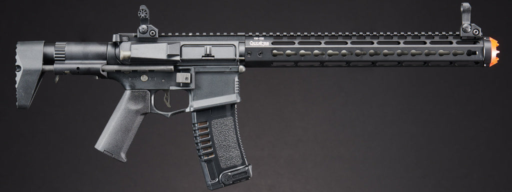 ARES Amoeba Gen5 AM-016 M4 Airsoft AEG with Octarms 13.5" Keymod Handguard - (Black)