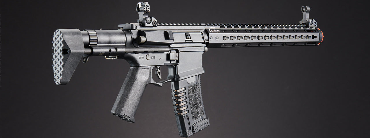 ARES Amoeba Gen5 AM-016 M4 Airsoft AEG with Octarms 13.5" Keymod Handguard - (Black)