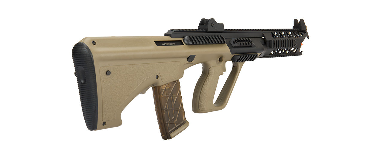 Army Armament AUG 7 Raptor AEG Airsoft Rifle (TAN)