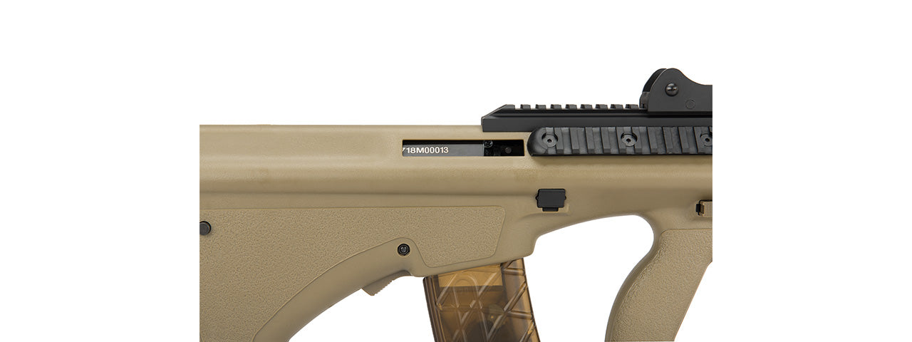 Army Armament AUG 7 Raptor AEG Airsoft Rifle (TAN)