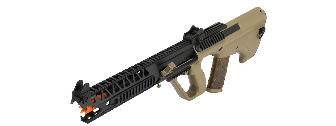 Army Armament AUG 9 Raptor Polymer AEG Airsoft Rifle (TAN)