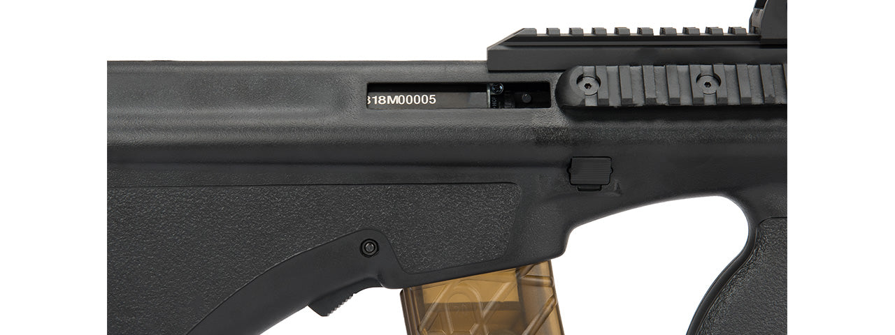 Army Armament AUG 9 Raptor Polymer AEG Airsoft Rifle (BLACK)