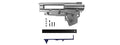 ASG CNC MACHINED 8MM VERSION 3 CHROMIUM PLATED AIRSOFT GEARBOX SHELL